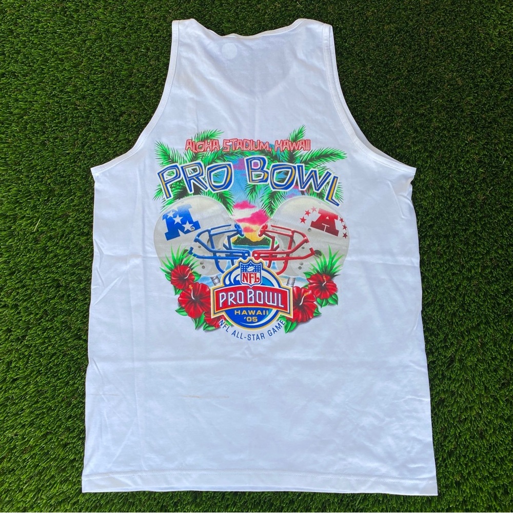 NFL Pro Bowl Hawaii 2005 All Star Game Reebok Tank Top Size Medium White